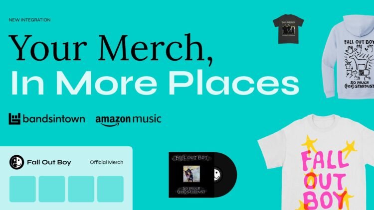 Amazon Music companions with Bandsintown for brand new merch integration