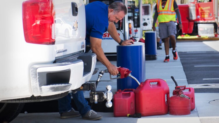 Gasoline costs are falling — for now