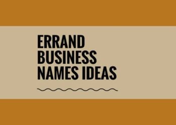 460+ Errand Enterprise Identify Concepts, Strategies And Area Concepts (Video+Infographic)