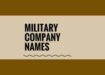 1266+ Army Firm Names (Generator + Information)