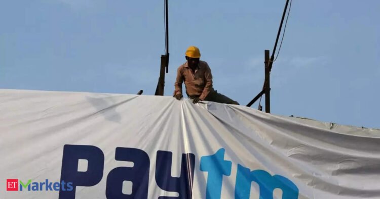 Paytm report low: Paytm shares hit recent report low, down 24% this week alone