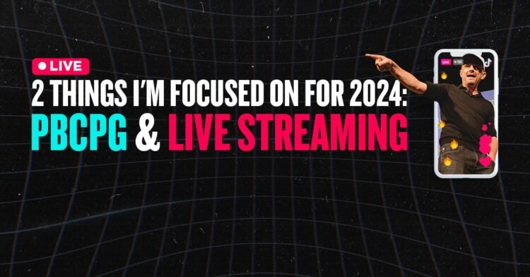 2 issues I’m centered on for 2024: PBCPG & Reside-Streaming