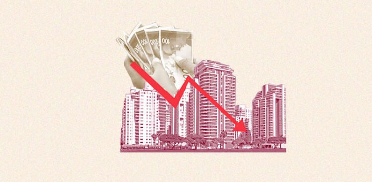Mortgage taking continues to fall