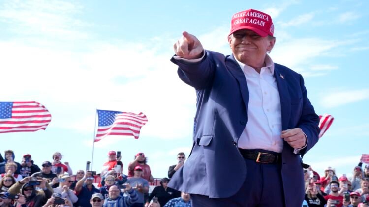 Trump says there might be ‘massacre’ if he does not get elected in November as he campaigns for GOP’s Bernie Moreno in Ohio