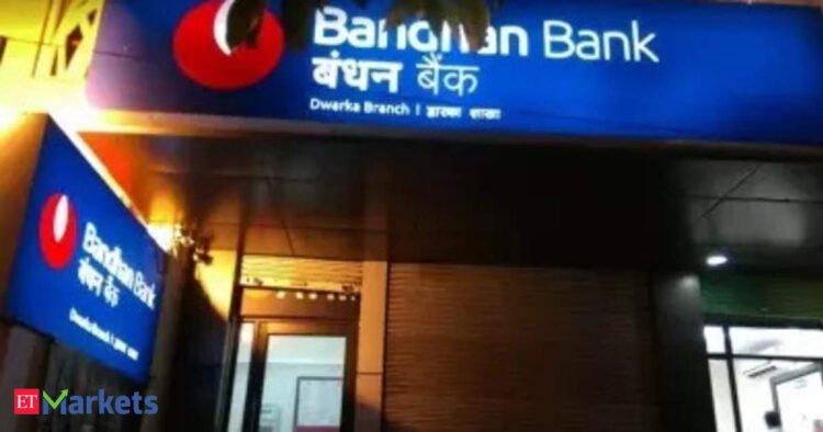 Bandhan Financial institution share worth: Bandhan Financial institution tanks over 6% after CEO Ghosh steps down