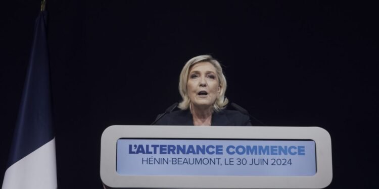 French election: Far-right social gathering takes robust lead in first spherical