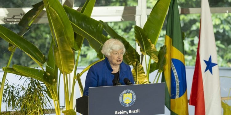 Janet Yellen says reducing carbon emissions is ‘biggest financial alternative’