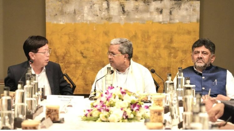 Foxconn will arrange EV manufacturing line underneath Mission Cheetah in Karnataka: CM Siddaramaiah