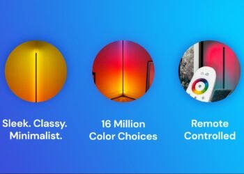 This Minimalist Lamp Lets You Choose From 16 Million+ Lighting Colours for Most Productiveness