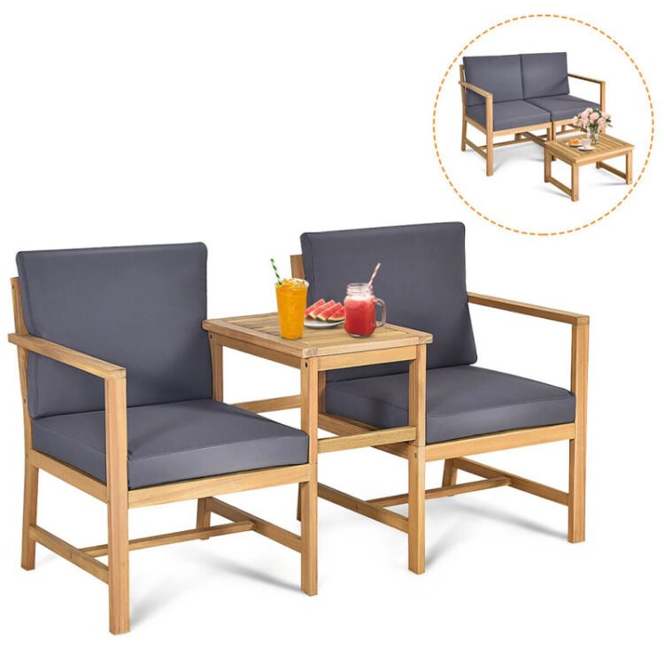 Walmart is promoting a 'distinctive and sensible' $289 strong wooden patio set for less than $90