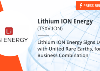 Lithium ION Power Indicators LOI with United Uncommon Earths, for a Enterprise Mixture