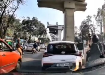‘Why is a minor scratch acceptable?’: Netizens indignant after a small scratch recorded in dashcam as a consequence of highway rage in Bengaluru