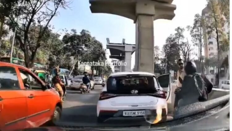 ‘Why is a minor scratch acceptable?’: Netizens indignant after a small scratch recorded in dashcam as a consequence of highway rage in Bengaluru