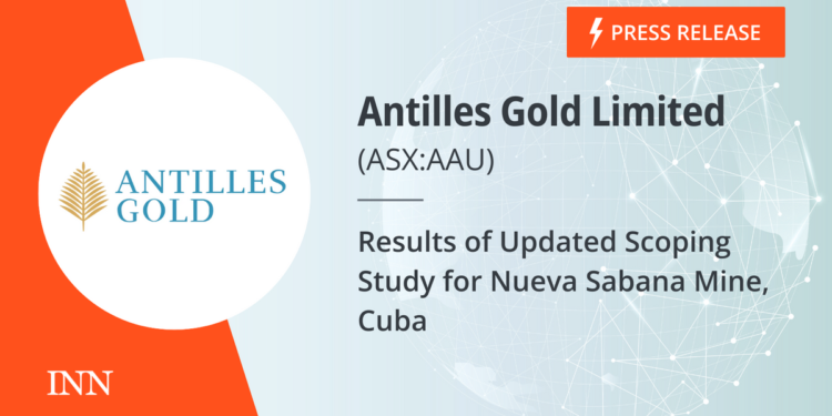 Outcomes of Up to date Scoping Research for Nueva Sabana Mine, Cuba