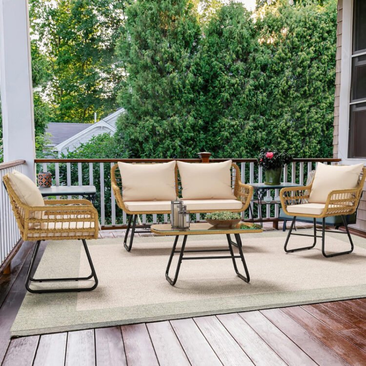 Amazon is promoting a 'tremendous cute' $400 patio set for simply $278 because of an unique coupon
