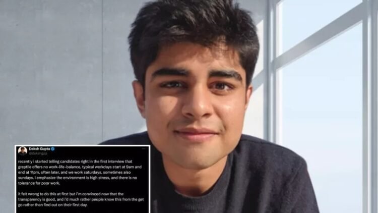 ‘20% threats and 80% job functions’: This Gen Z entrepreneur’s protection of 84-hour workweek coverage has sparked a fiery debate