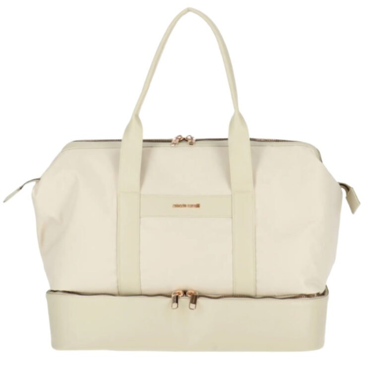 Nordstrom Rack is promoting a 'luxurious' $495 designer duffel bag for under $90, and consumers name it 'elegant'