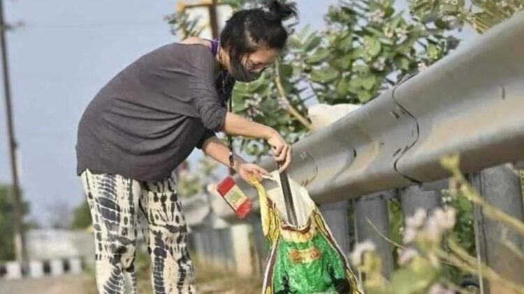 Puri’s sudden hero: Japanese vacationer on a one-woman mission to maintain seashores clear ‘one plastic bottle at a time’