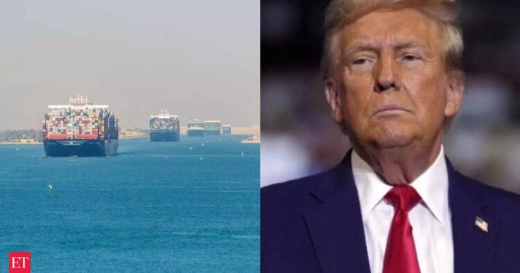 Trump says US ships ought to be allowed to journey by way of the Panama and Suez canals free of charge