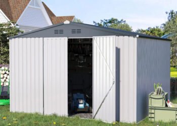 Walmart is promoting a 'sturdy' $650 storage shed for $310 that's  'straightforward to place collectively'