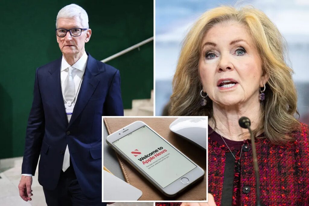 Sen. Marsha Blackburn demands Apple’s Tim Cook explain anti-conservative bias in news app