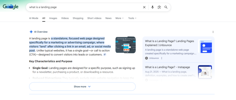 AI Summaries Are Your New Landing Page