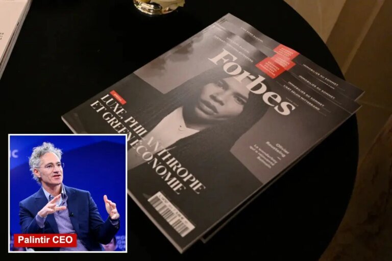 Forbes temporarily pulls profile on Palantir’s female leadership — allegedly to note ICE contracts