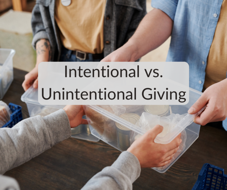 Intentional vs. Unintentional Giving | White Coat Investor