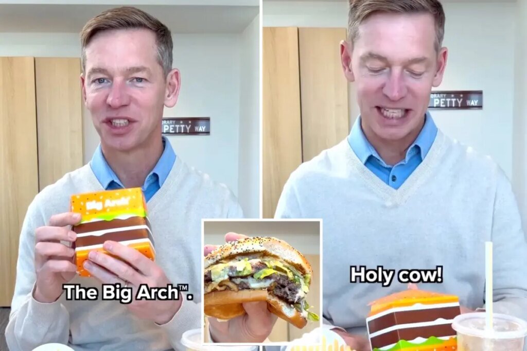 McDonald’s CEO Chris Kempczinski mocked over Big Arch tasting video