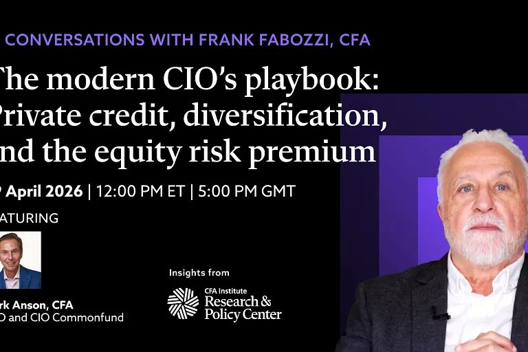 Conversations with Frank Fabozzi, CFA, Featuring Mark Anson