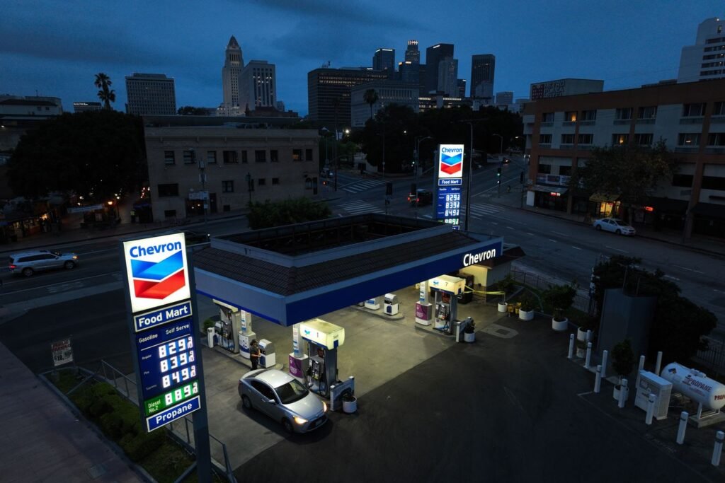 Chevron exec says that with high gas prices, Americans should drive less