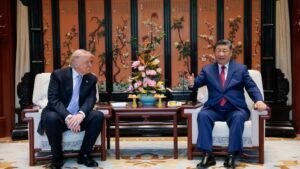 Trump leaves China after talks dominated by trade, oil and Taiwan