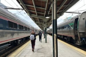 More people taking the train as gas prices climb higher