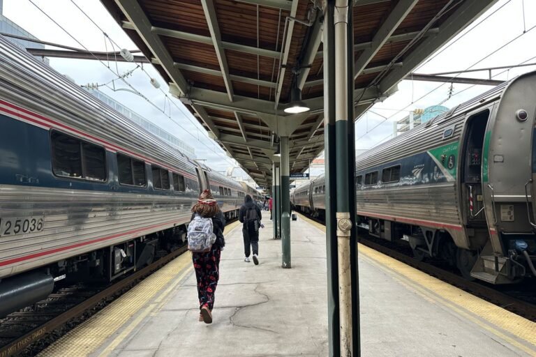 More people taking the train as gas prices climb higher