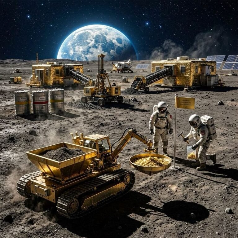 The Moon’s Trillion-Dollar Gold Rush