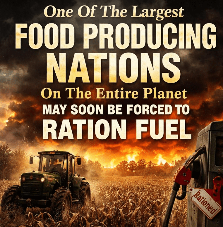 One Of The Largest Food Producing Nations On The Entire Planet May Soon Be Forced To Ration Fuel