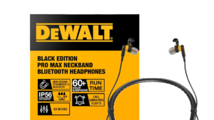 DeWalt makes heavy-duty headphones that run the entire work week, and they're on sale