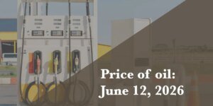 Current price of oil as of June 12, 2026