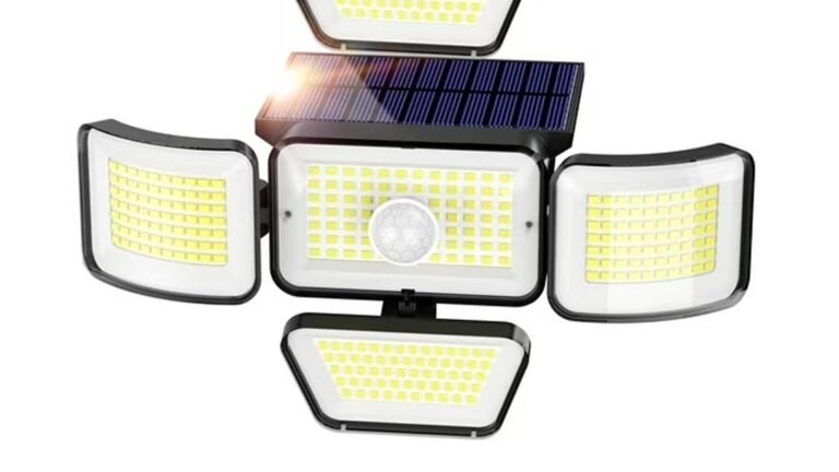 Walmart is selling a set of solar lights that are easy to install for only $23
