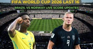 Brazil vs Norway LIVE SCORE FIFA WC Last 16: BRA 0-1 NOR in 2nd half; Kane in action up next | FIFA World Cup 2026