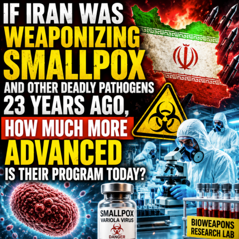 If Iran Was Weaponizing Smallpox And Other Deadly Pathogens 23 Years Ago, How Much More Advanced Is Their Program Today?