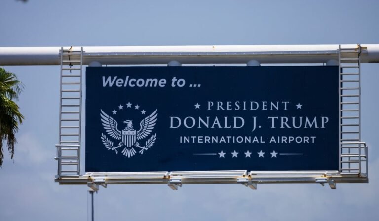 United Airlines customers upset at Trump airport name can’t change ticket for free