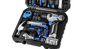 Amazon has a tool kit on sale for $47 that comes with 126 pieces, including a cordless drill