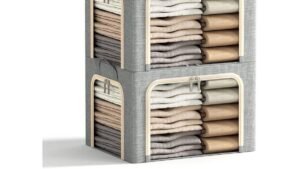 Amazon's space-saving 3-pack of stackable storage bins is just $30
