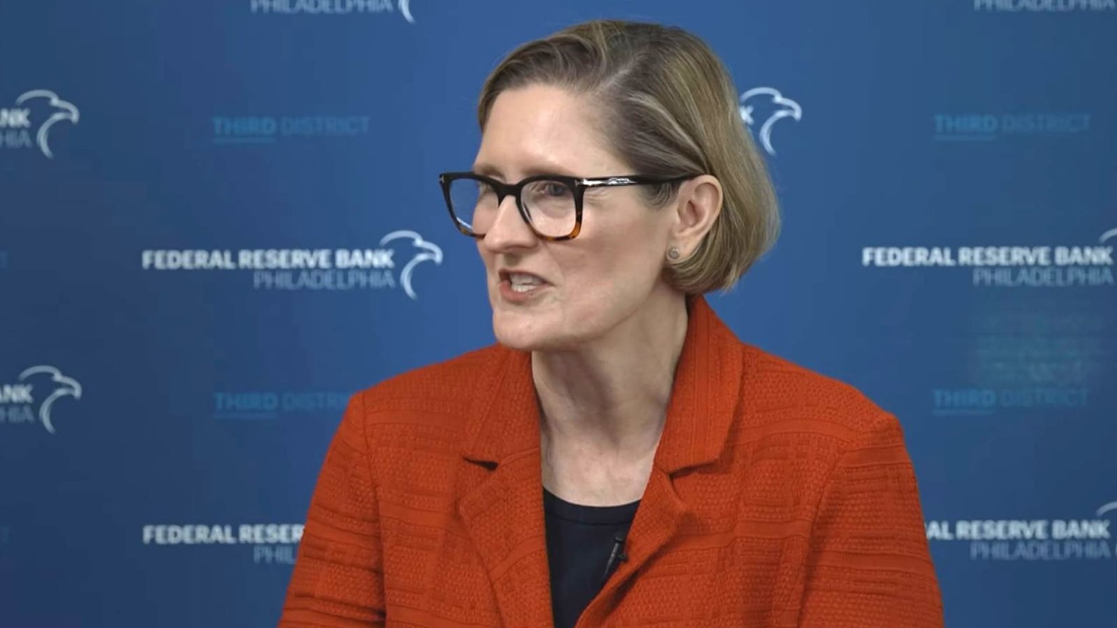 Philadelphia Fed President Paulson content with current rates, but keeping an open mind