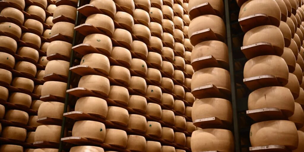 Climate change is threatening Italy’s cheese banks that hold Parmigiano wheels as loan collateral