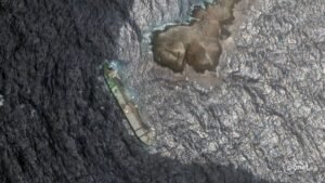 Oil leak spreads from a sanctioned tanker grounded off Oman, images show