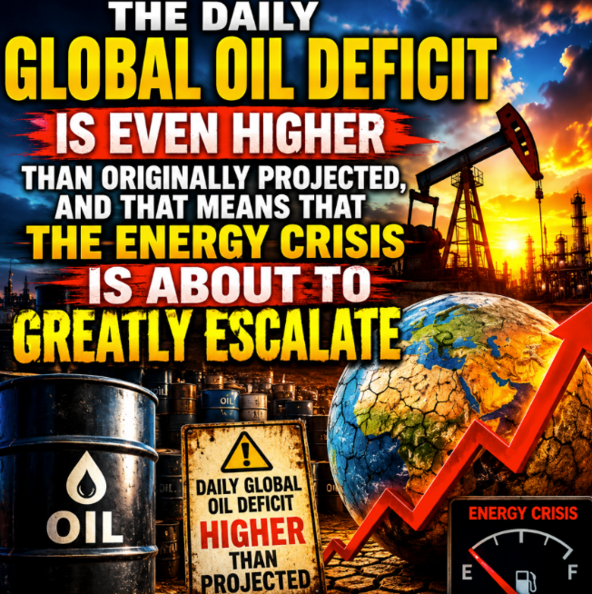 The Daily Global Oil Deficit Is Even Higher Than Originally Projected, And That Means That The Energy Crisis Is About To Greatly Escalate