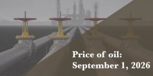 Current price of oil as of Sept. 1, 2026