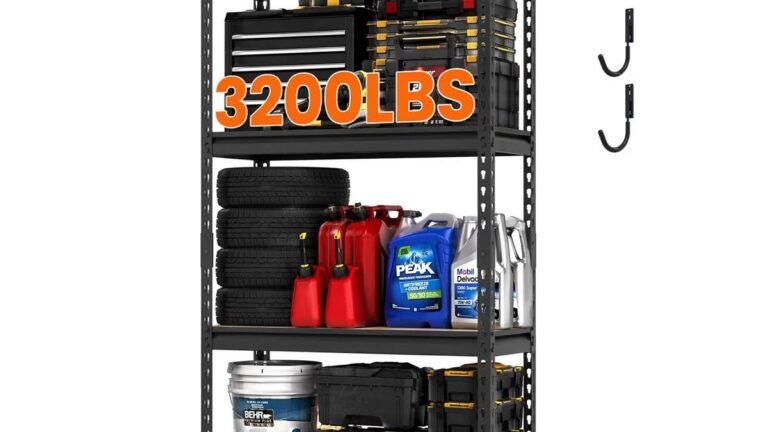 Walmart's heavy-duty 4-tier adjustable shelving unit with a 3,200-pound capacity is only $50